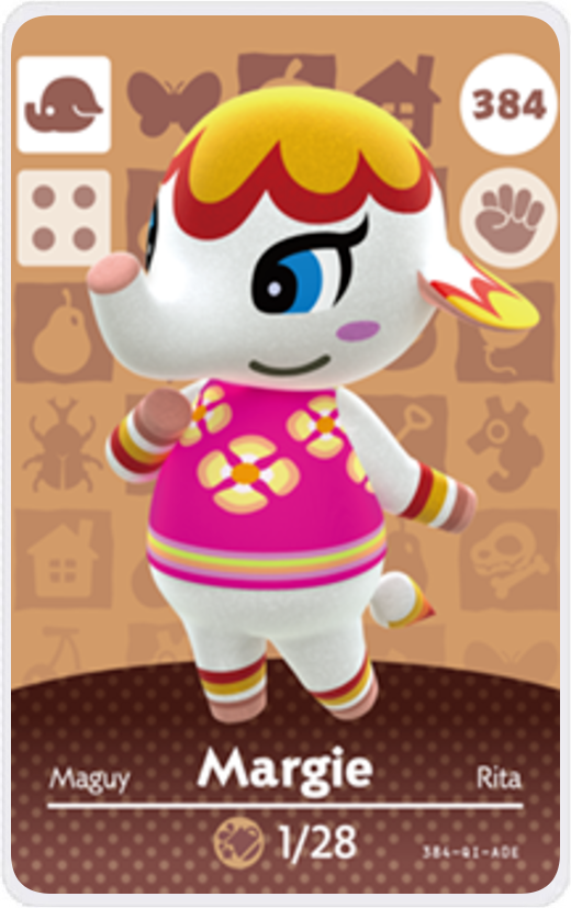 Margie - Villager NFC Card for Animal Crossing New Horizons Amiibo