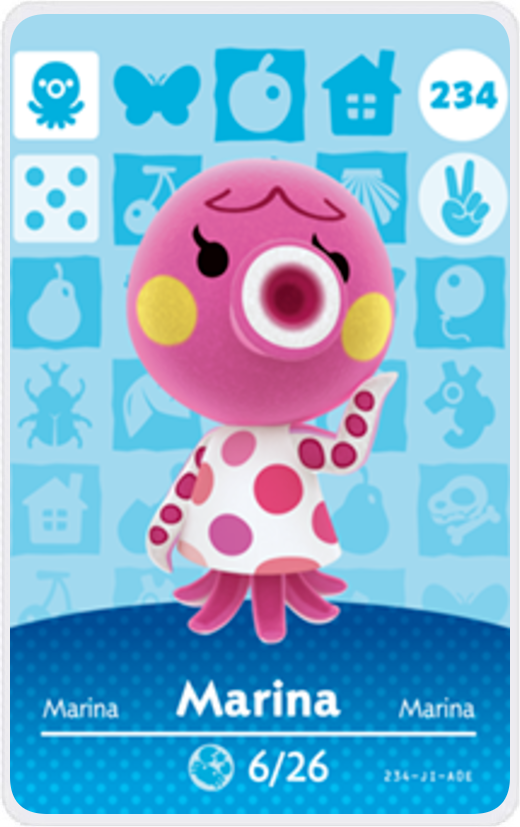 Marina - Villager NFC for Animal Crossing New Horizons Amiibo – Card