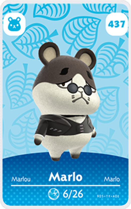 Marlo - Villager NFC Card for Animal Crossing New Horizons Amiibo – NFC  Card Store