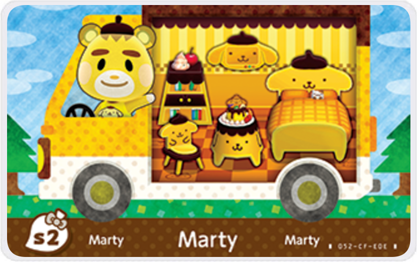 Marty - Villager NFC Card for Animal Crossing New Horizons Amiibo