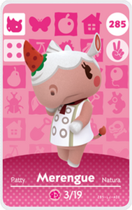 Merengue - Villager NFC Card for Animal Crossing New Horizons Amiibo