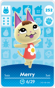 Merry - Villager NFC Card for Animal Crossing New Horizons Amiibo