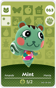 Mint - Villager NFC Card for Animal Crossing New Horizons Amiibo
