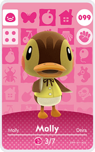 Molly - Villager NFC Card for Animal Crossing New Horizons Amiibo