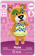 Load image into Gallery viewer, Nate - Villager NFC Card for Animal Crossing New Horizons Amiibo
