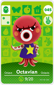 Octavian - Villager NFC Card for Animal Crossing New Horizons Amiibo