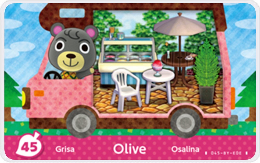 Olive - Villager NFC Card for Animal Crossing New Horizons Amiibo