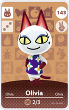 Load image into Gallery viewer, Olivia - Villager NFC Card for Animal Crossing New Horizons Amiibo
