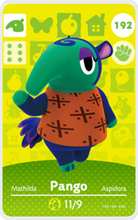 Load image into Gallery viewer, Pango - Villager NFC Card for Animal Crossing New Horizons Amiibo
