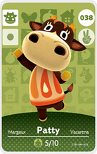 Load image into Gallery viewer, Patty - Villager NFC Card for Animal Crossing New Horizons Amiibo
