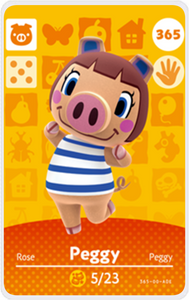 Peggy - Villager NFC Card for Animal Crossing New Horizons Amiibo