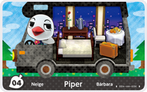 Piper - Villager NFC Card for Animal Crossing New Horizons Amiibo