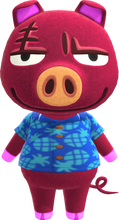 Load image into Gallery viewer, Rasher - Villager NFC Card for Animal Crossing New Horizons Amiibo
