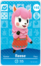 Load image into Gallery viewer, Reese - Villager NFC Card for Animal Crossing New Horizons Amiibo
