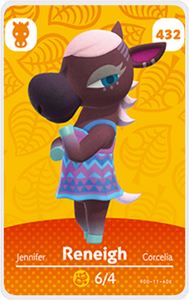 Reneigh - Villager NFC Card for Animal Crossing New Horizons Amiibo