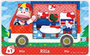 Rilla - Villager NFC Card for Animal Crossing New Horizons Amiibo