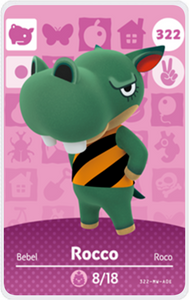 Rocco - Villager NFC Card for Animal Crossing New Horizons Amiibo