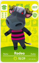 Load image into Gallery viewer, Rodeo - Villager NFC Card for Animal Crossing New Horizons Amiibo
