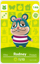 Load image into Gallery viewer, Rodney - Villager NFC Card for Animal Crossing New Horizons Amiibo
