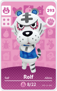 Rolf - Villager NFC Card for Animal Crossing New Horizons Amiibo