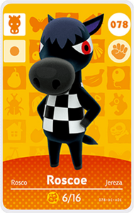 Roscoe - Villager NFC Card for Animal Crossing New Horizons Amiibo
