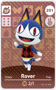 Rover Villager NFC Card for Animal Crossing New Horizons Amiibo