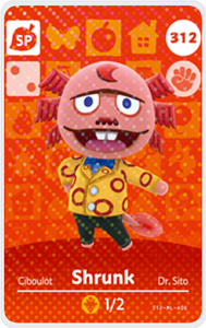 Shrunk - Villager NFC Card for Animal Crossing New Horizons Amiibo