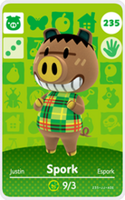 Load image into Gallery viewer, Spork - Villager NFC Card for Animal Crossing New Horizons Amiibo
