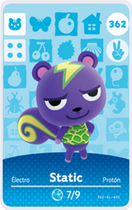 Static - Villager NFC Card for Animal Crossing New Horizons Amiibo