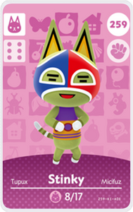 Stinky - Villager NFC Card for Animal Crossing New Horizons Amiibo
