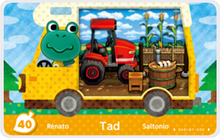 Load image into Gallery viewer, Tad - Villager NFC Card for Animal Crossing New Horizons Amiibo
