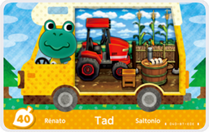 Tad - Villager NFC Card for Animal Crossing New Horizons Amiibo