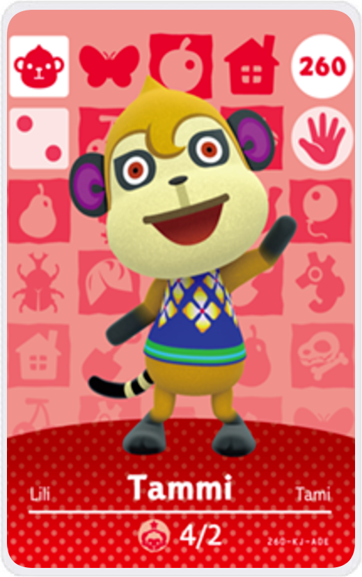 Tammi - Villager NFC Card for Animal Crossing New Horizons Amiibo