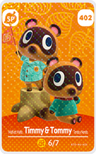 Load image into Gallery viewer, Timmy and Tommy #402 - Villager NFC Card for Animal Crossing New Horizons Amiibo
