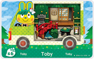 Toby - Villager NFC Card for Animal Crossing New Horizons Amiibo