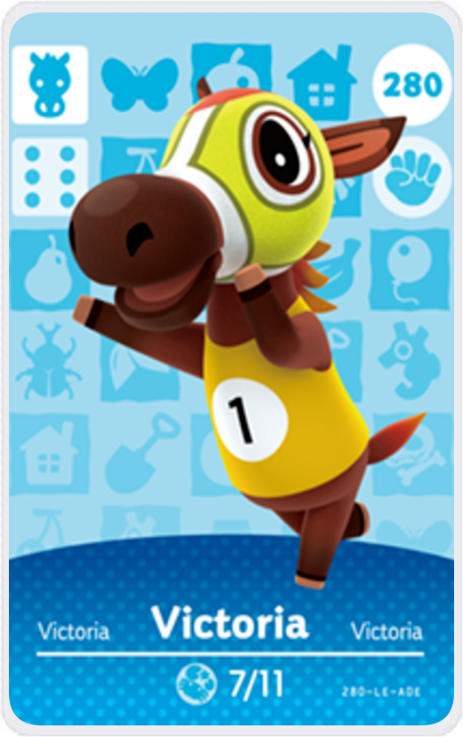 Victoria Villager NFC Card for Animal Crossing New Horizons