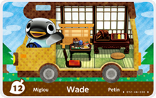 Load image into Gallery viewer, Wade - Villager NFC Card for Animal Crossing New Horizons Amiibo
