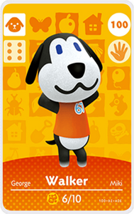Walker - Villager NFC Card for Animal Crossing New Horizons Amiibo