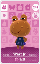 Load image into Gallery viewer, Wart Jr. - Villager NFC Card for Animal Crossing New Horizons Amiibo
