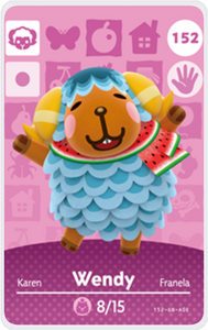 Wendy - Villager NFC Card for Animal Crossing New Horizons Amiibo