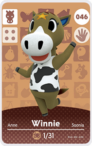 Winnie - Villager NFC Card for Animal Crossing New Horizons Amiibo