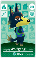 Load image into Gallery viewer, Wolfgang - Villager NFC Card for Animal Crossing New Horizons Amiibo
