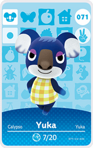 Yuka - Villager NFC Card for Animal Crossing New Horizons Amiibo